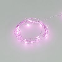 Светодиодная гирлянда ARD-DEW-HOME-2000-CLEAR-20LED-STD Purple (1.5V, Battery Pack, Cork) (Ardecoled, IP20)