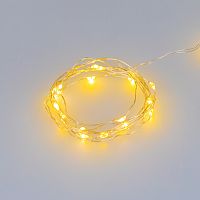 Светодиодная гирлянда ARD-DEW-HOME-2000-CLEAR-20LED-STD Yellow (3V, Battery Pack) (Ardecoled, IP20)